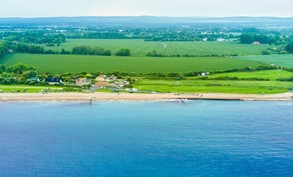 Image of the seafront at Climping